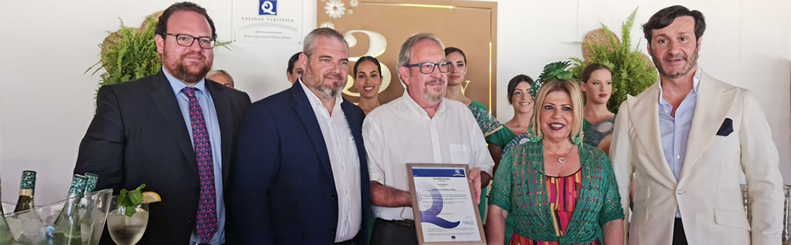 La primera caseta del mundo certificada con la Q de Calidad Turística en la Feria de Jerez